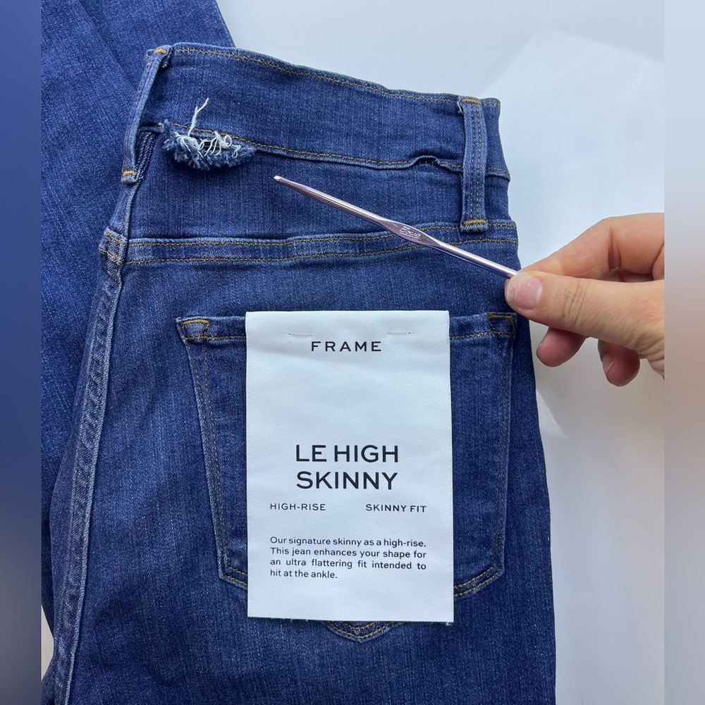 Frame Le High Skinny Jeans N213-16 - Picture 5 of 8
